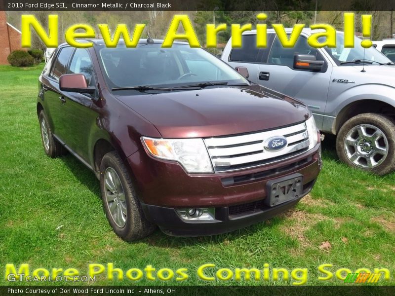 Cinnamon Metallic / Charcoal Black 2010 Ford Edge SEL