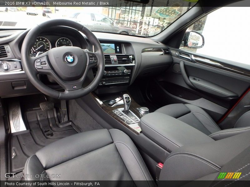 Melbourne Red Metallic / Black 2016 BMW X3 xDrive28i