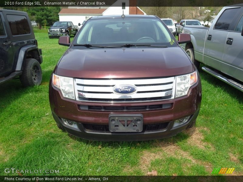 Cinnamon Metallic / Charcoal Black 2010 Ford Edge SEL