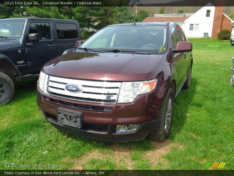 Cinnamon Metallic / Charcoal Black 2010 Ford Edge SEL