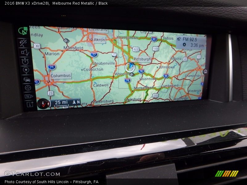 Melbourne Red Metallic / Black 2016 BMW X3 xDrive28i