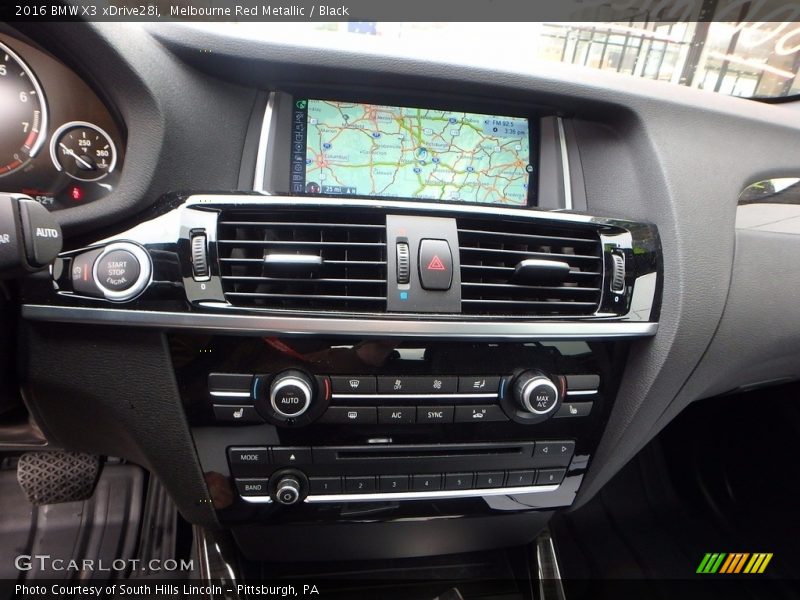 Melbourne Red Metallic / Black 2016 BMW X3 xDrive28i