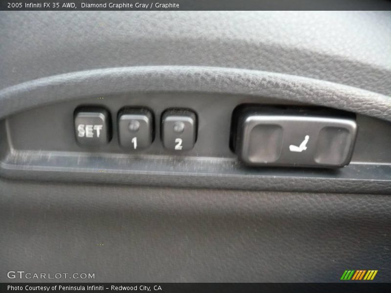 Diamond Graphite Gray / Graphite 2005 Infiniti FX 35 AWD