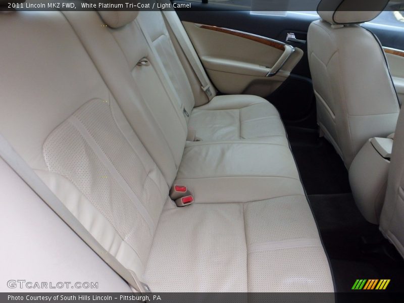 White Platinum Tri-Coat / Light Camel 2011 Lincoln MKZ FWD