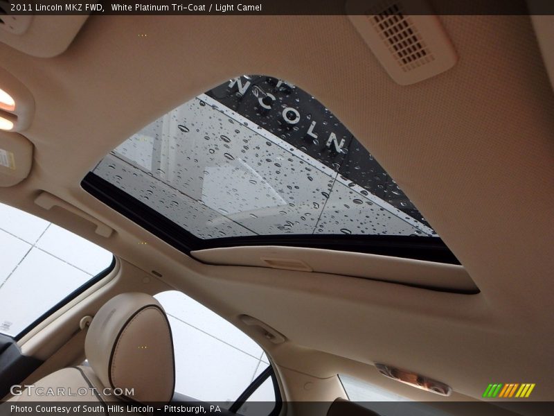White Platinum Tri-Coat / Light Camel 2011 Lincoln MKZ FWD
