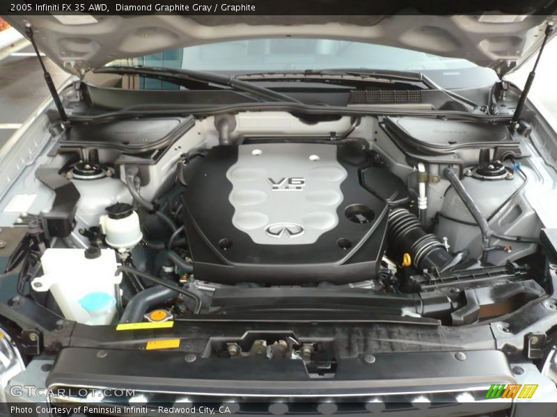 Diamond Graphite Gray / Graphite 2005 Infiniti FX 35 AWD