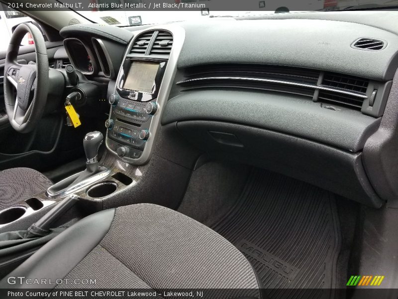 Atlantis Blue Metallic / Jet Black/Titanium 2014 Chevrolet Malibu LT