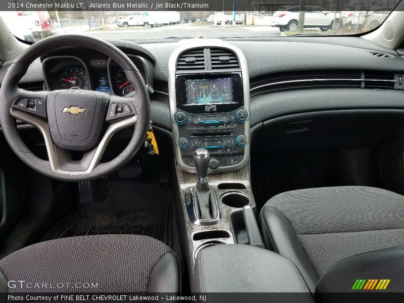 Atlantis Blue Metallic / Jet Black/Titanium 2014 Chevrolet Malibu LT