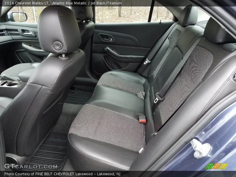 Atlantis Blue Metallic / Jet Black/Titanium 2014 Chevrolet Malibu LT