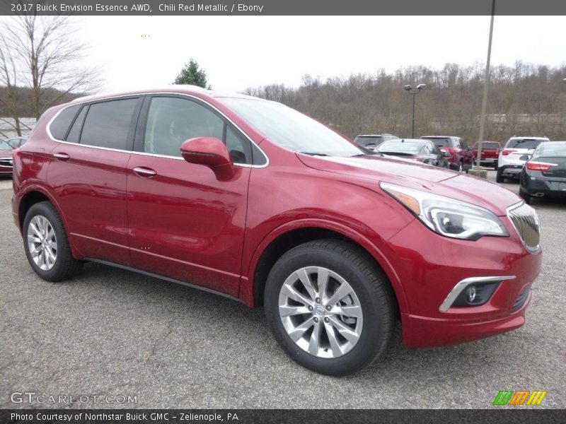 Chili Red Metallic / Ebony 2017 Buick Envision Essence AWD