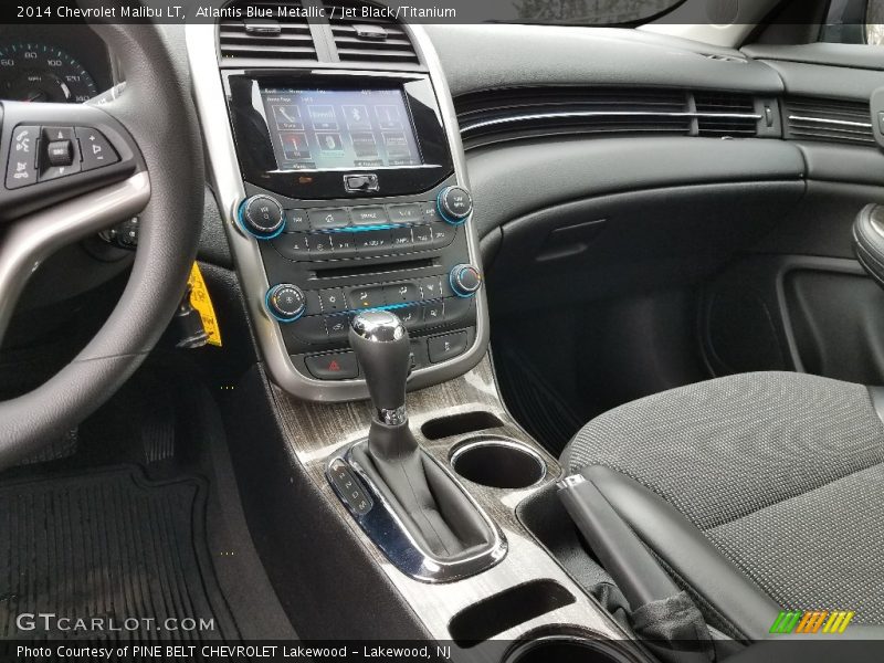 Atlantis Blue Metallic / Jet Black/Titanium 2014 Chevrolet Malibu LT