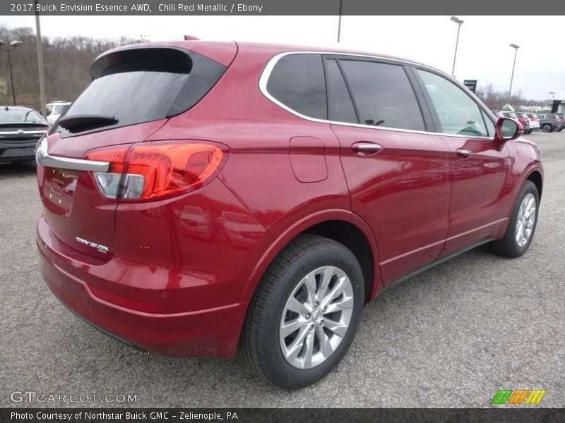 Chili Red Metallic / Ebony 2017 Buick Envision Essence AWD