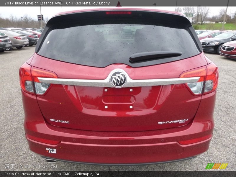 Chili Red Metallic / Ebony 2017 Buick Envision Essence AWD