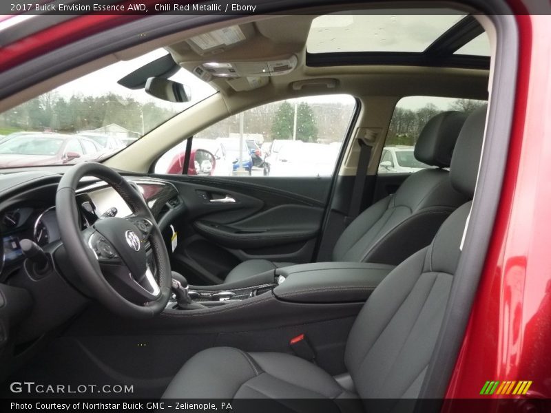 Chili Red Metallic / Ebony 2017 Buick Envision Essence AWD