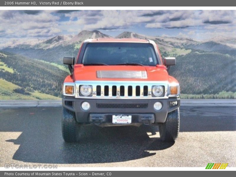 Victory Red / Ebony Black 2006 Hummer H3