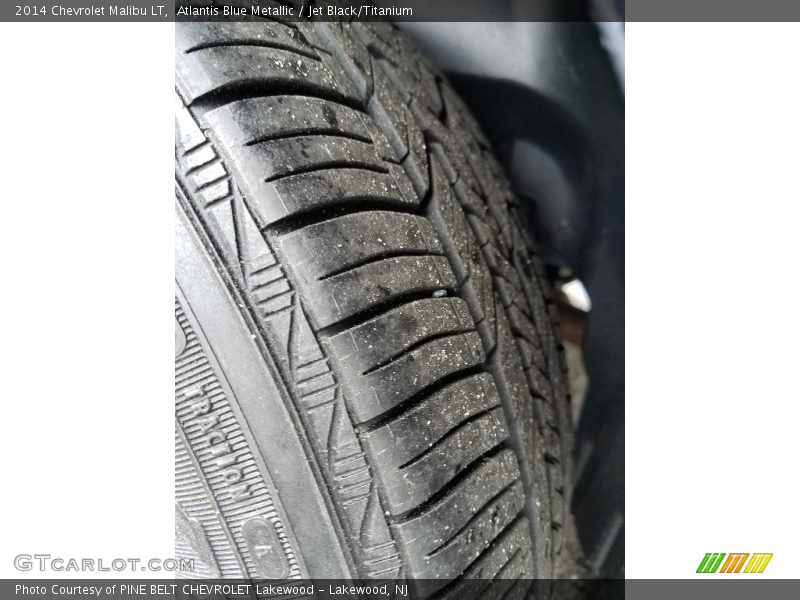 Atlantis Blue Metallic / Jet Black/Titanium 2014 Chevrolet Malibu LT