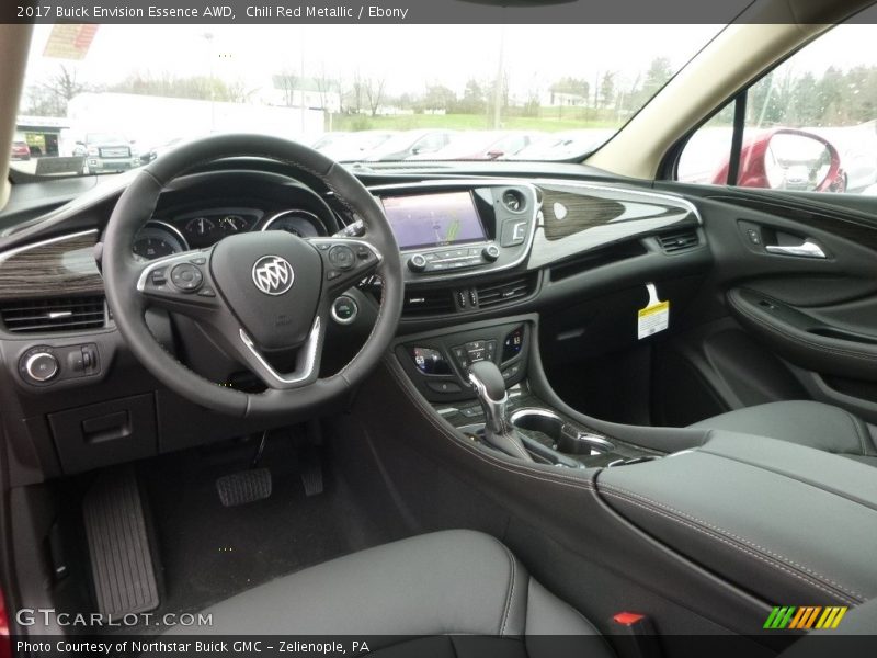 Chili Red Metallic / Ebony 2017 Buick Envision Essence AWD
