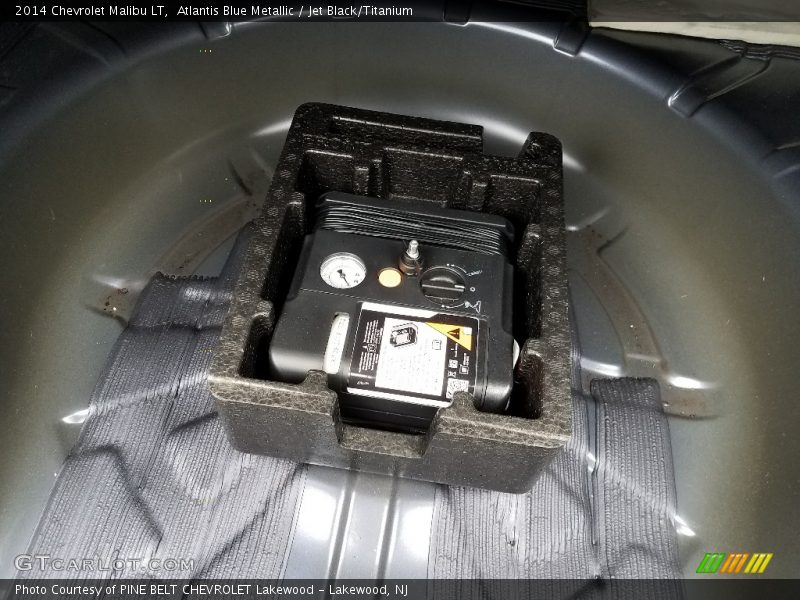 Atlantis Blue Metallic / Jet Black/Titanium 2014 Chevrolet Malibu LT
