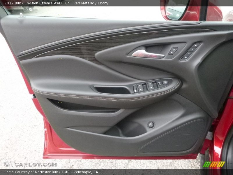 Chili Red Metallic / Ebony 2017 Buick Envision Essence AWD