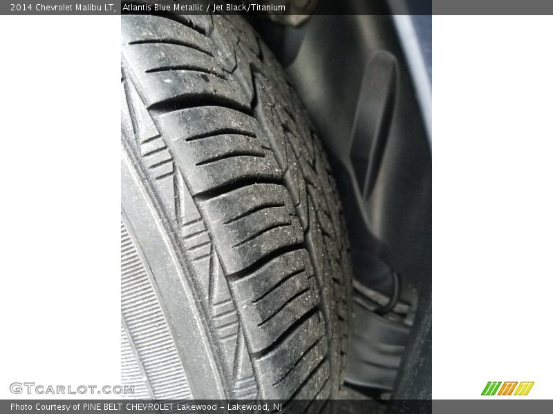 Atlantis Blue Metallic / Jet Black/Titanium 2014 Chevrolet Malibu LT