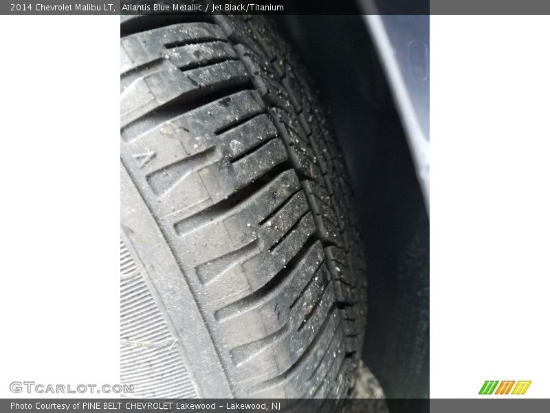 Atlantis Blue Metallic / Jet Black/Titanium 2014 Chevrolet Malibu LT