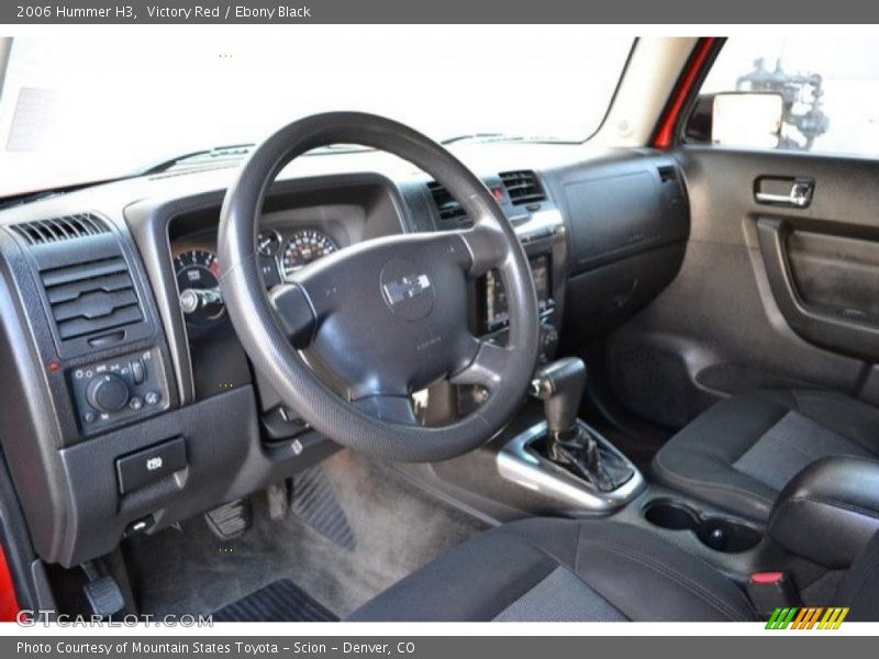 Victory Red / Ebony Black 2006 Hummer H3