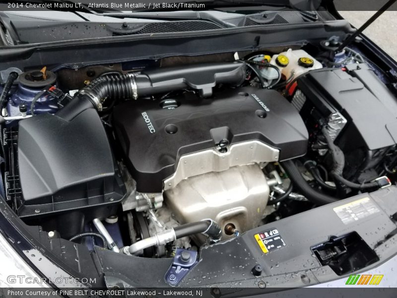 Atlantis Blue Metallic / Jet Black/Titanium 2014 Chevrolet Malibu LT