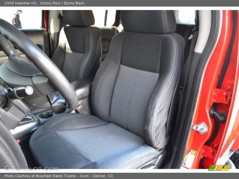 Victory Red / Ebony Black 2006 Hummer H3