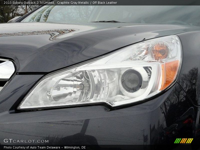 Graphite Gray Metallic / Off Black Leather 2013 Subaru Outback 2.5i Limited