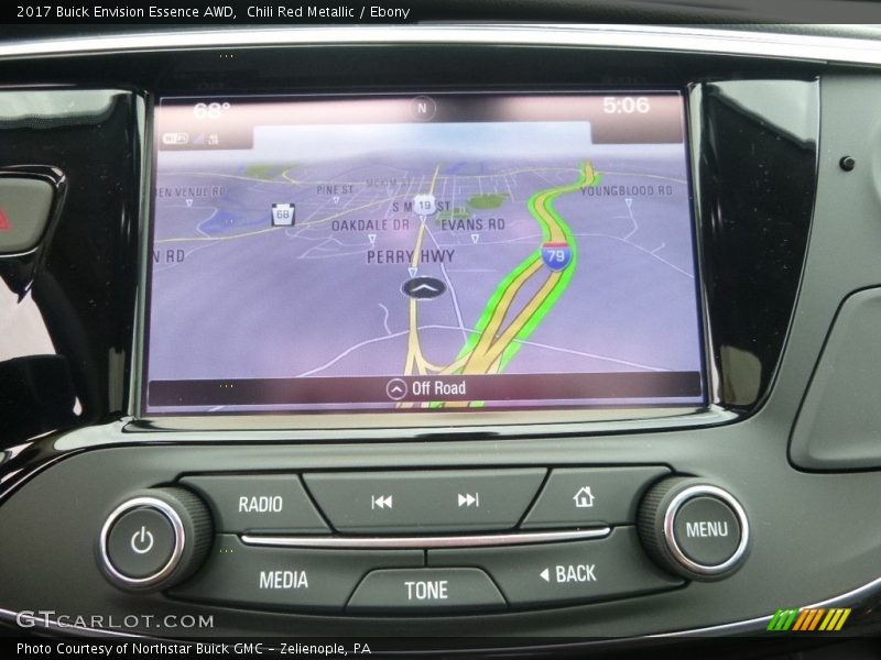 Chili Red Metallic / Ebony 2017 Buick Envision Essence AWD
