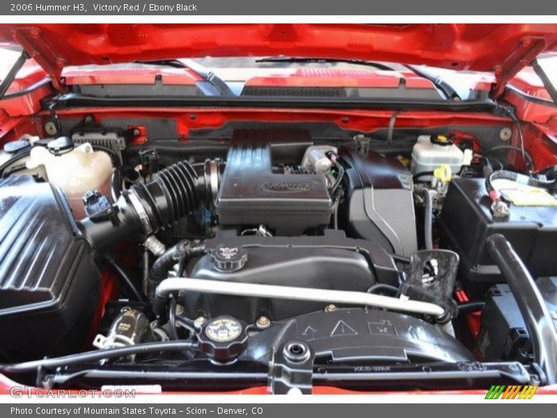 Victory Red / Ebony Black 2006 Hummer H3