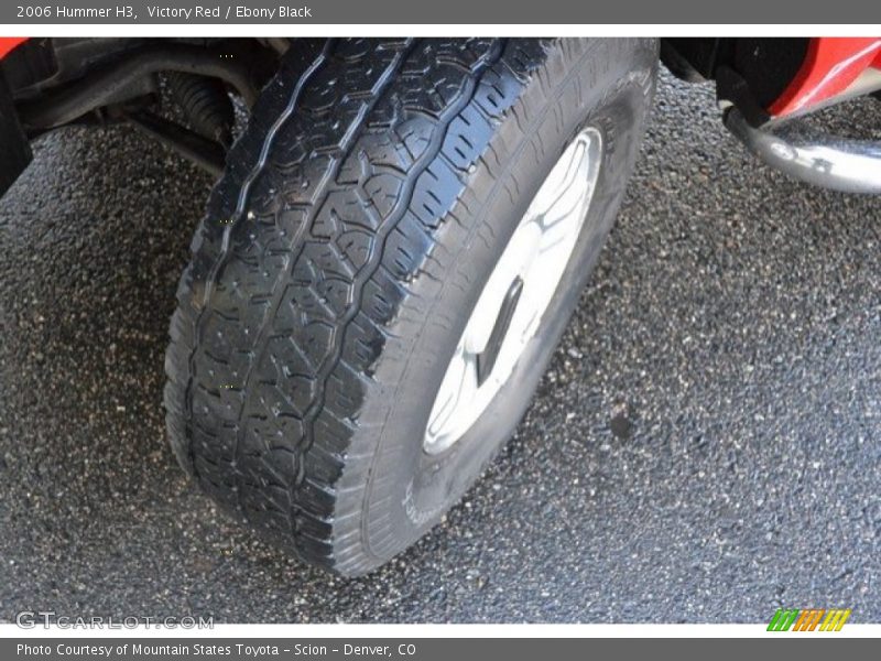 Victory Red / Ebony Black 2006 Hummer H3