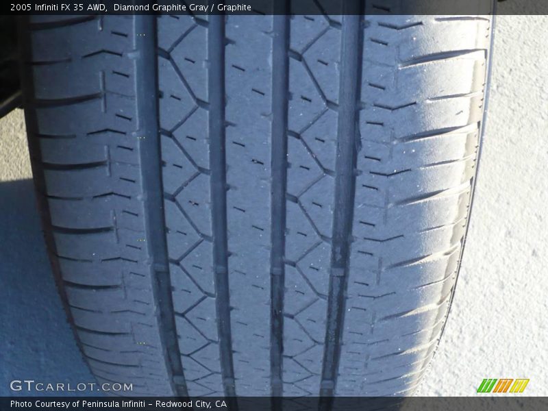 Diamond Graphite Gray / Graphite 2005 Infiniti FX 35 AWD