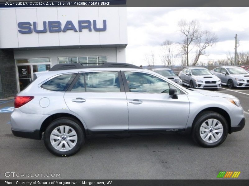 Ice Silver Metallic / Slate Black 2017 Subaru Outback 2.5i