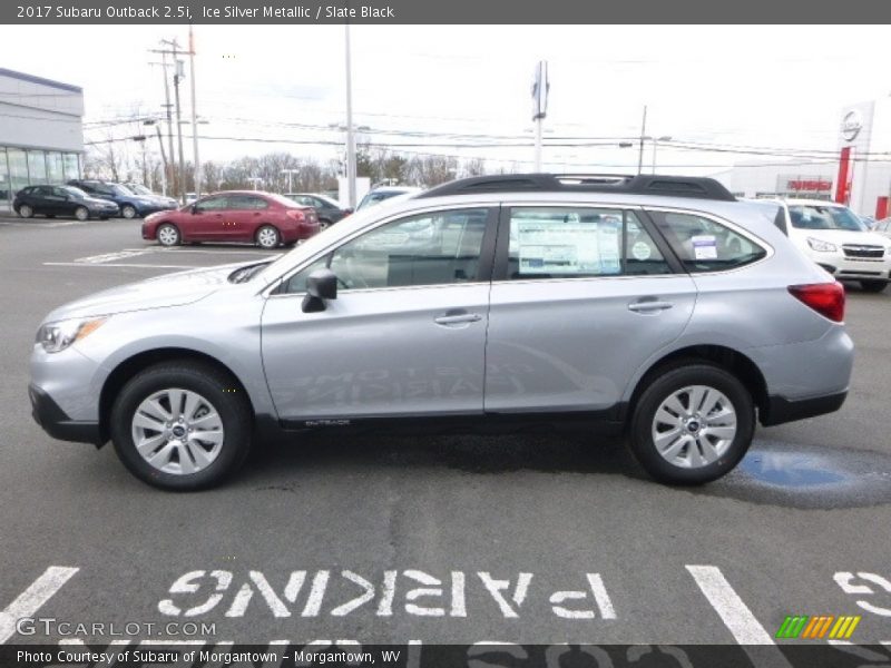 Ice Silver Metallic / Slate Black 2017 Subaru Outback 2.5i