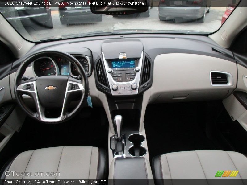 Mocha Steel Metallic / Jet Black/Brownstone 2010 Chevrolet Equinox LT AWD