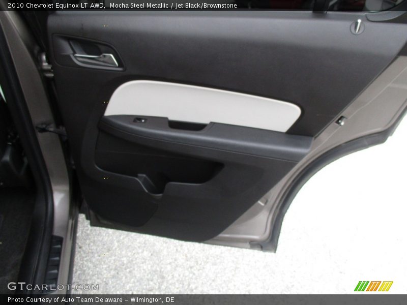 Mocha Steel Metallic / Jet Black/Brownstone 2010 Chevrolet Equinox LT AWD