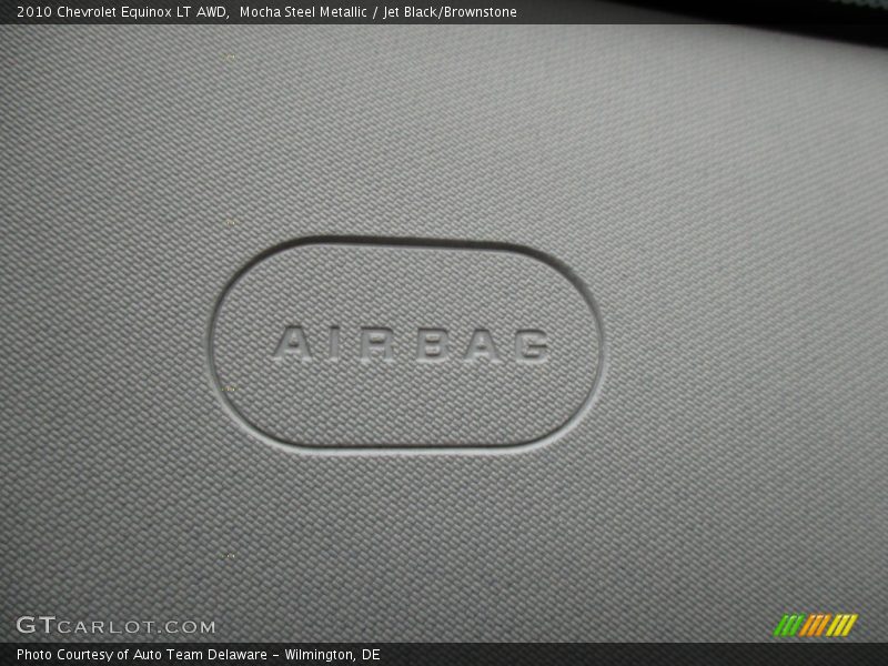 Mocha Steel Metallic / Jet Black/Brownstone 2010 Chevrolet Equinox LT AWD