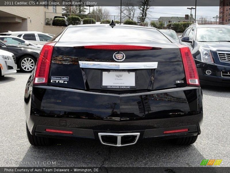 Black Raven / Ebony 2011 Cadillac CTS 4 AWD Coupe