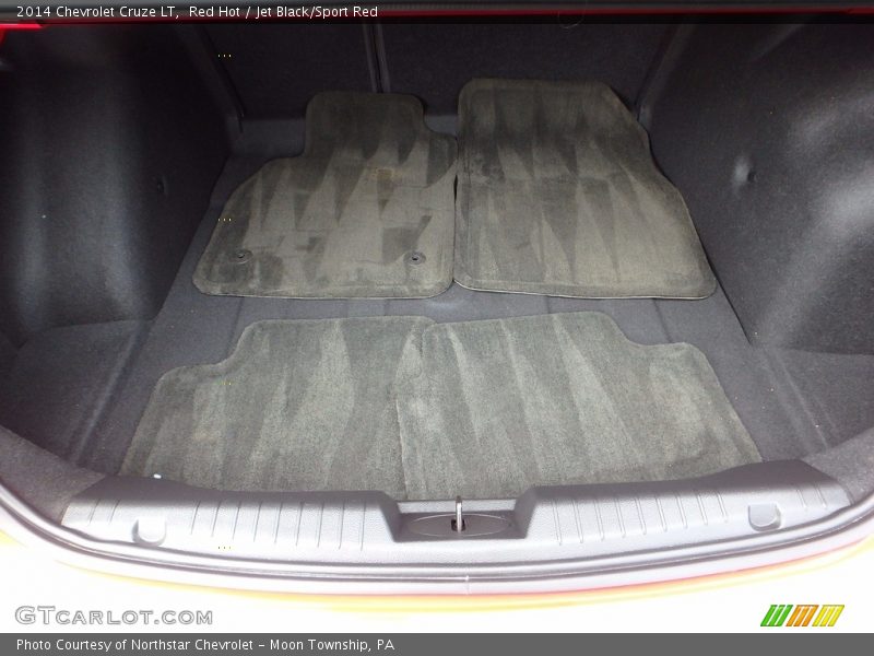 Red Hot / Jet Black/Sport Red 2014 Chevrolet Cruze LT