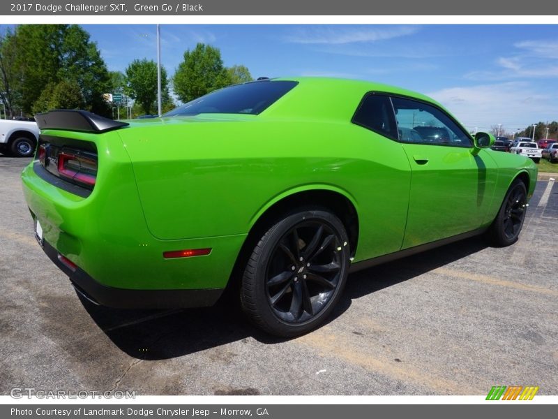 Green Go / Black 2017 Dodge Challenger SXT