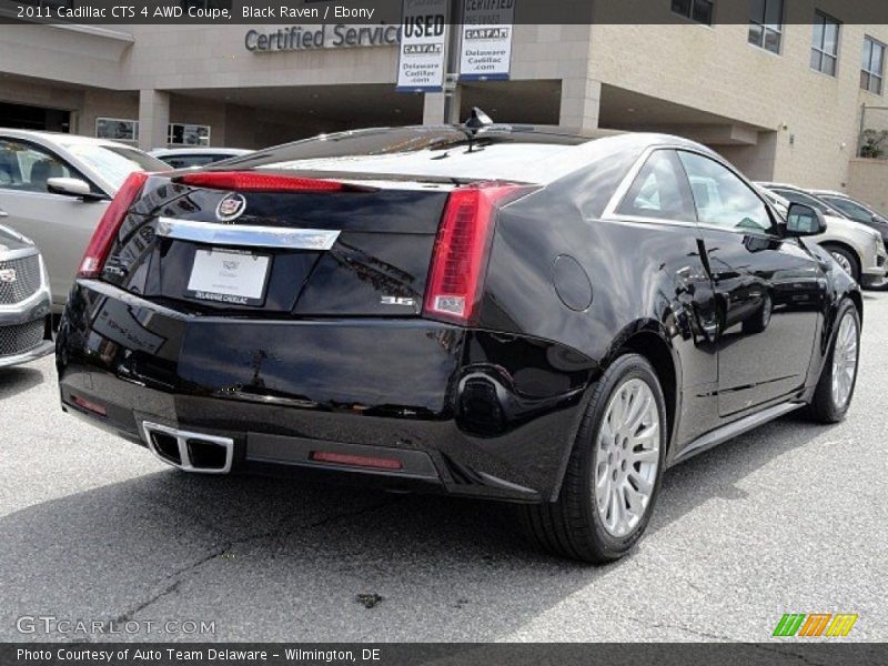 Black Raven / Ebony 2011 Cadillac CTS 4 AWD Coupe