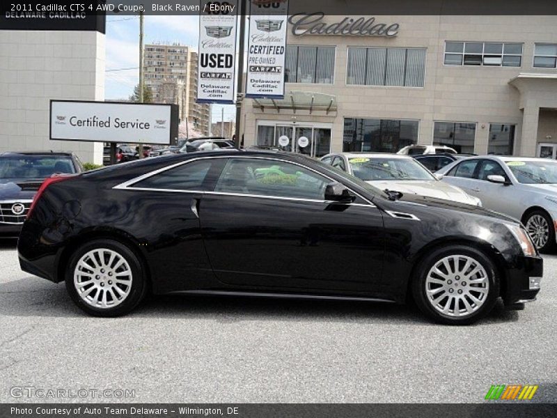 Black Raven / Ebony 2011 Cadillac CTS 4 AWD Coupe