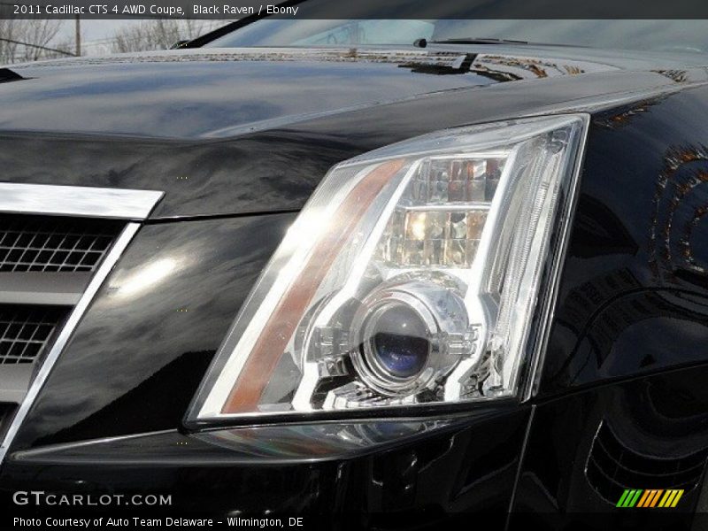 Black Raven / Ebony 2011 Cadillac CTS 4 AWD Coupe