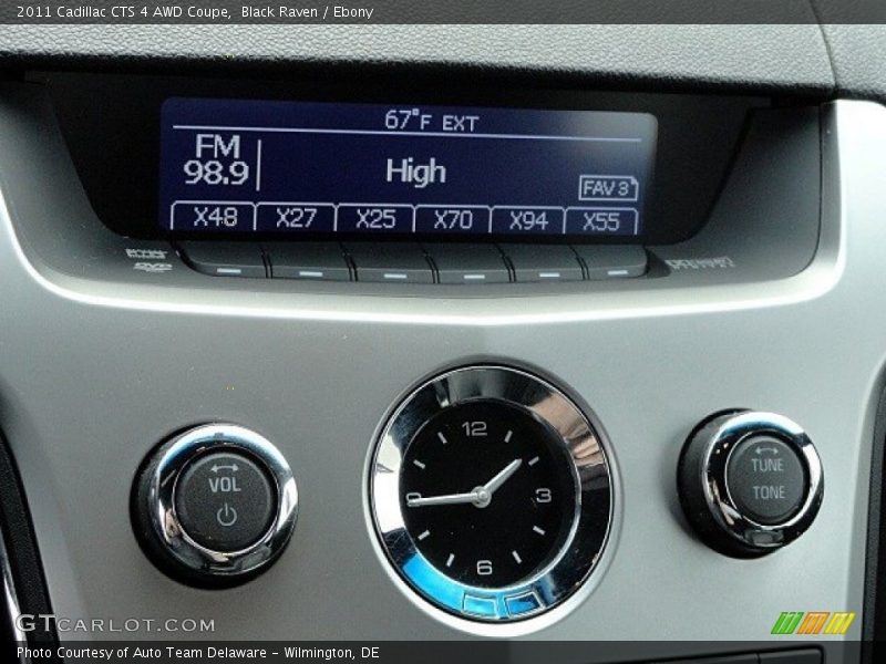 Black Raven / Ebony 2011 Cadillac CTS 4 AWD Coupe