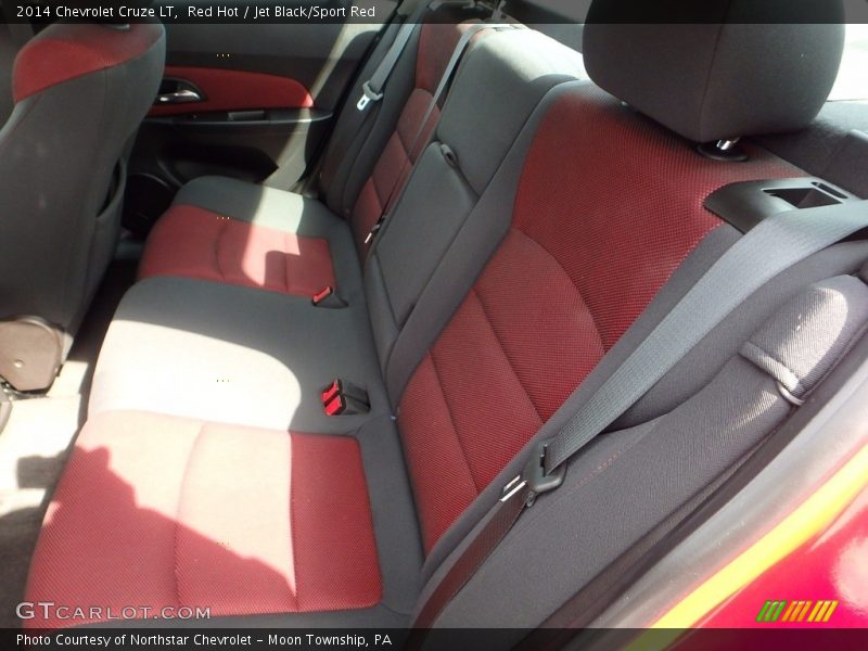 Red Hot / Jet Black/Sport Red 2014 Chevrolet Cruze LT