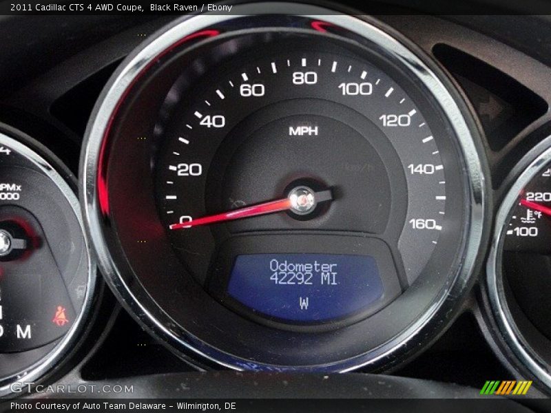 Black Raven / Ebony 2011 Cadillac CTS 4 AWD Coupe