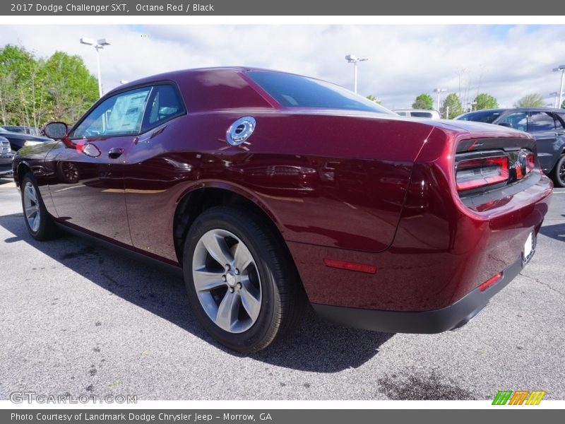Octane Red / Black 2017 Dodge Challenger SXT