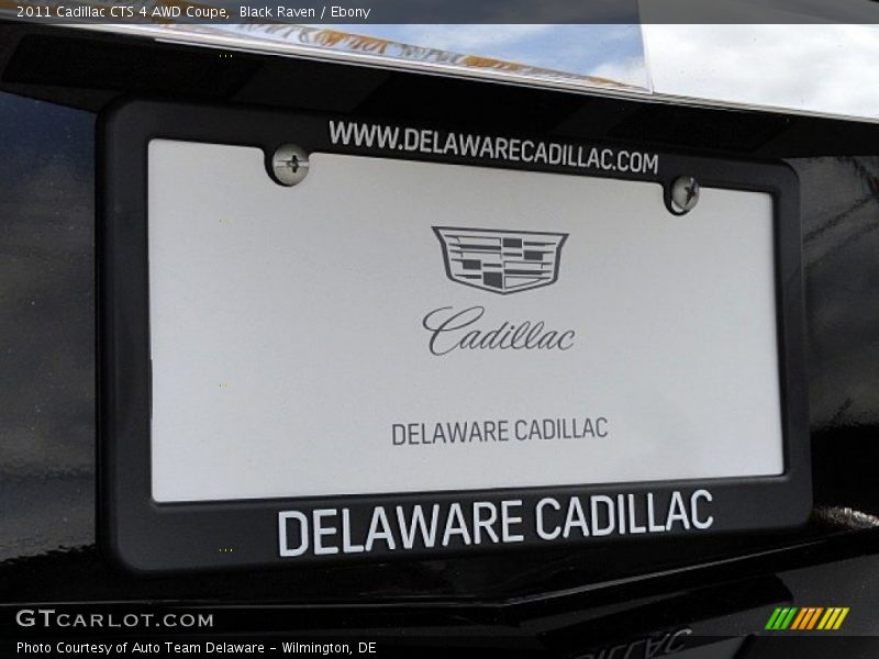 Black Raven / Ebony 2011 Cadillac CTS 4 AWD Coupe