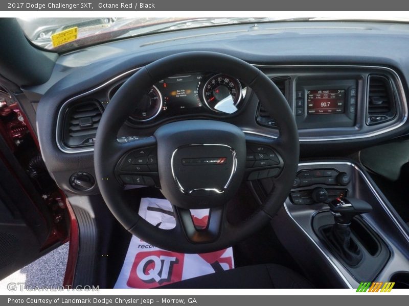 Octane Red / Black 2017 Dodge Challenger SXT